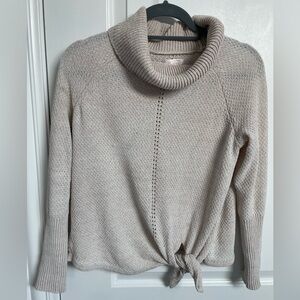 Knitted turtleneck sweater